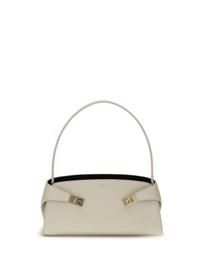 Ferragamo Hug East-West Shoulder Bag - Mascarpone