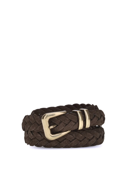 Brunello Cucinelli Leather woven Belt - Bc/Nes
