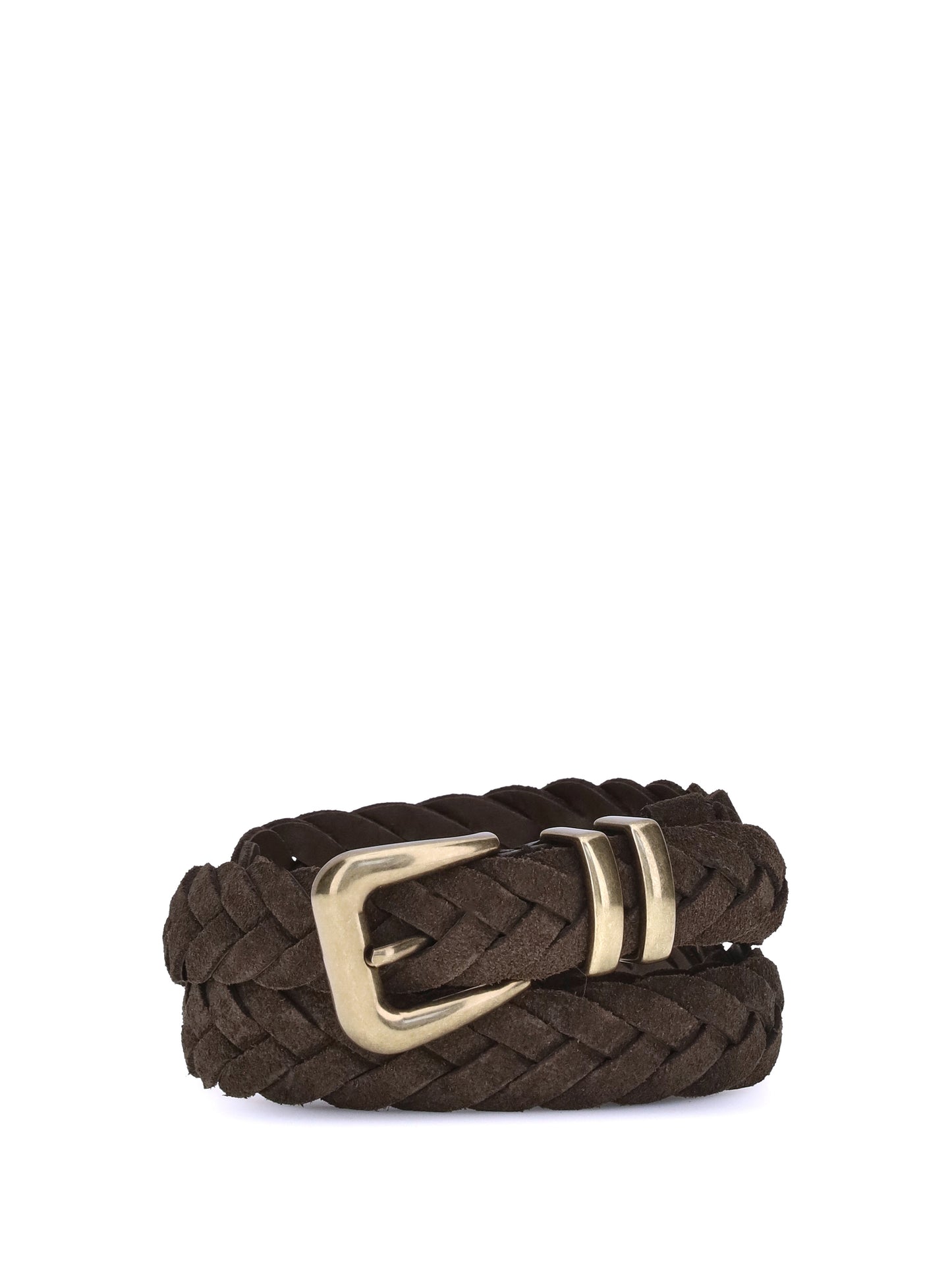 BRUNELLO CUCINELLI Leather woven Belt