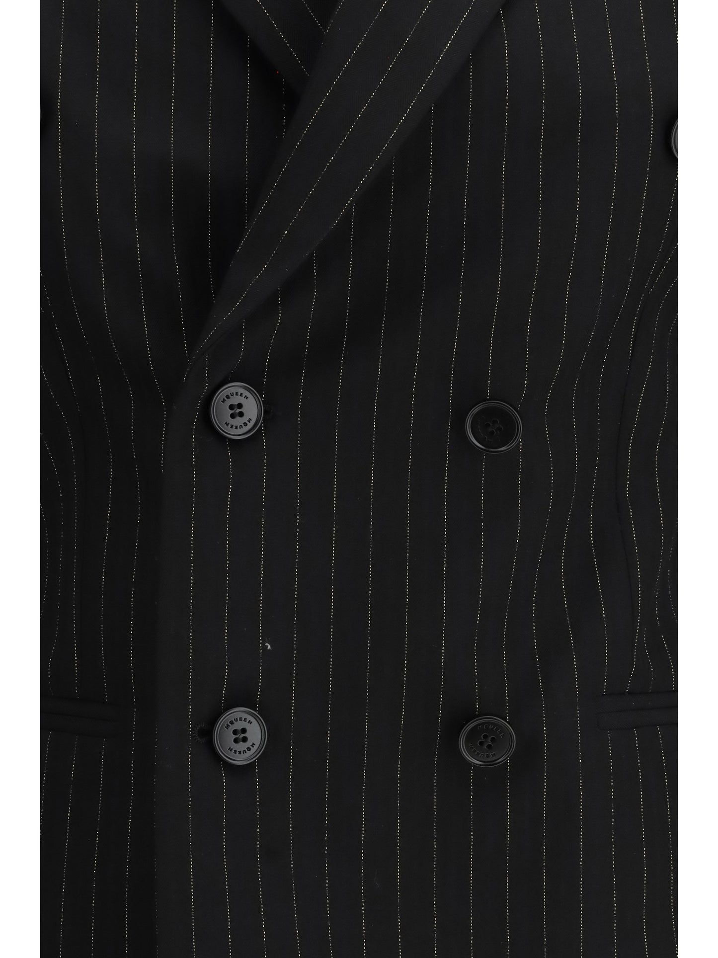 ALEXANDER McQUEEN Pinstriped double-breasted Jacket