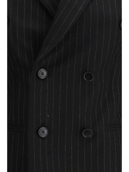 ALEXANDER McQUEEN Pinstriped double-breasted Jacket