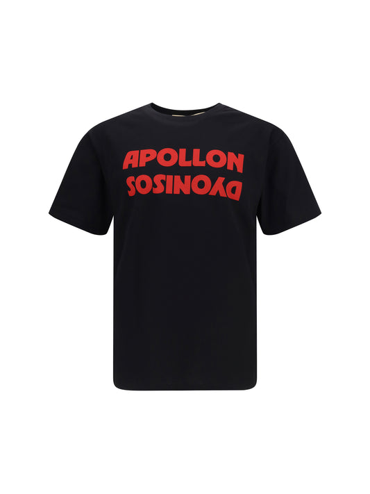 VALENTINO Cotton T-shirt with Apollo Dyonisos graphic print