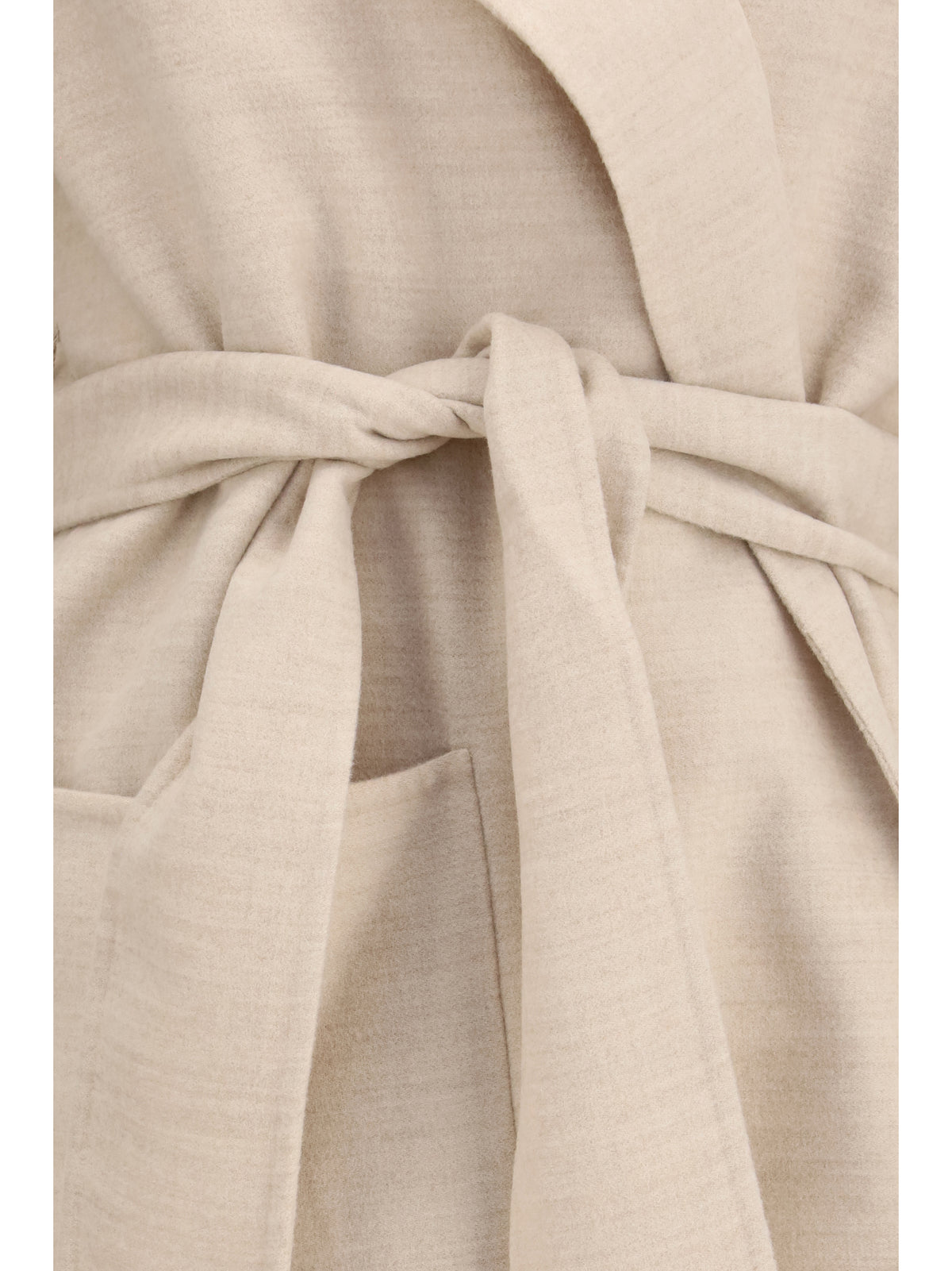 Fabiana Filippi Belted double wool Coat - Casha'