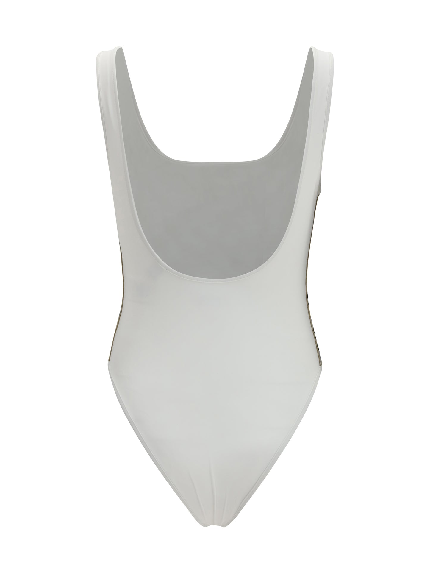 BURBERRY One-piece Swimsuit with Check trim