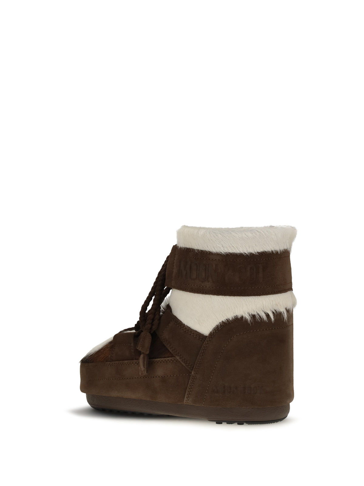 Moon Boot Icon Low Archive 1985 pony-hair Boots - White/Cocoa