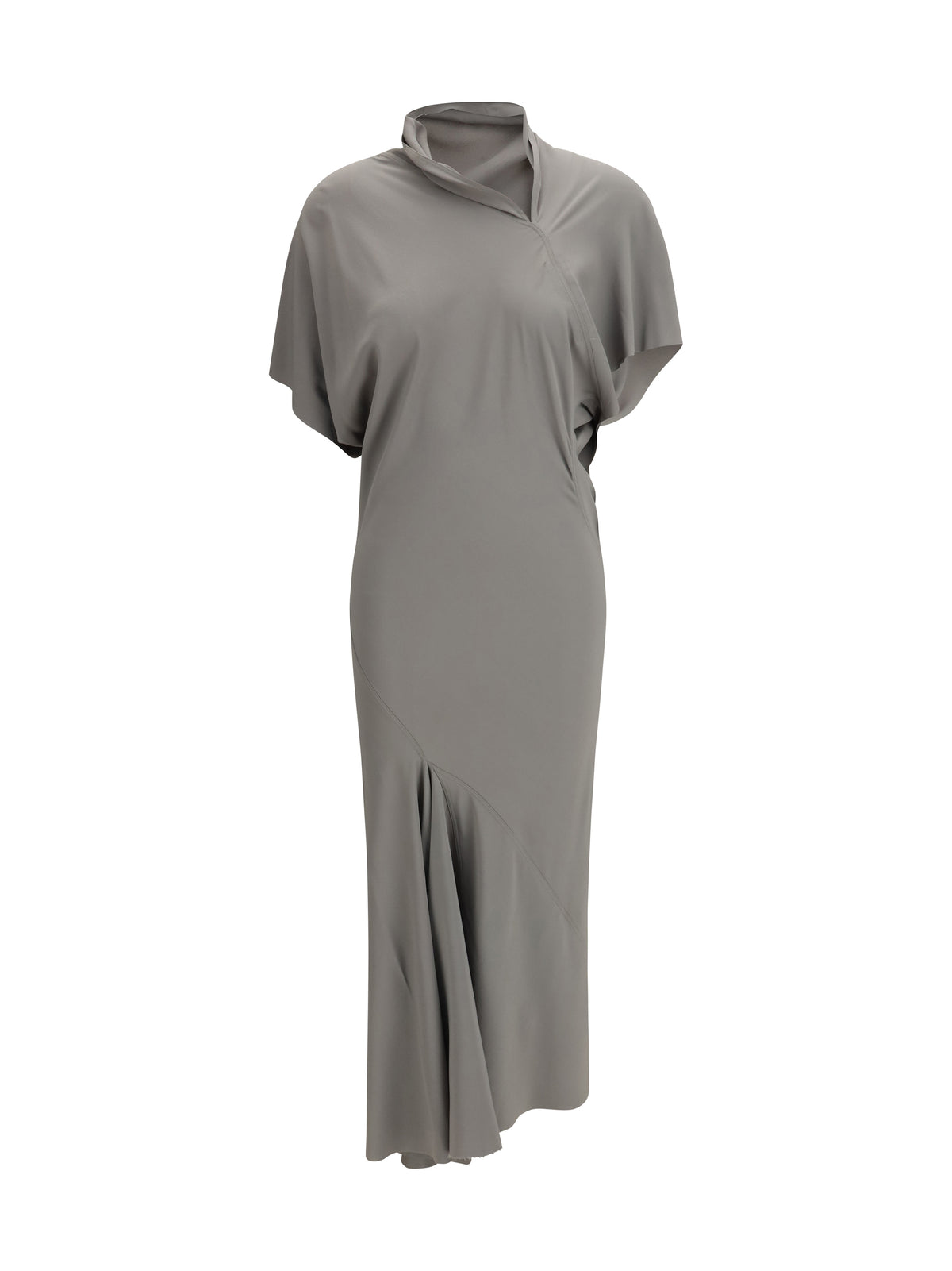 Rick Owens Asymmetric midi Dress - Euca