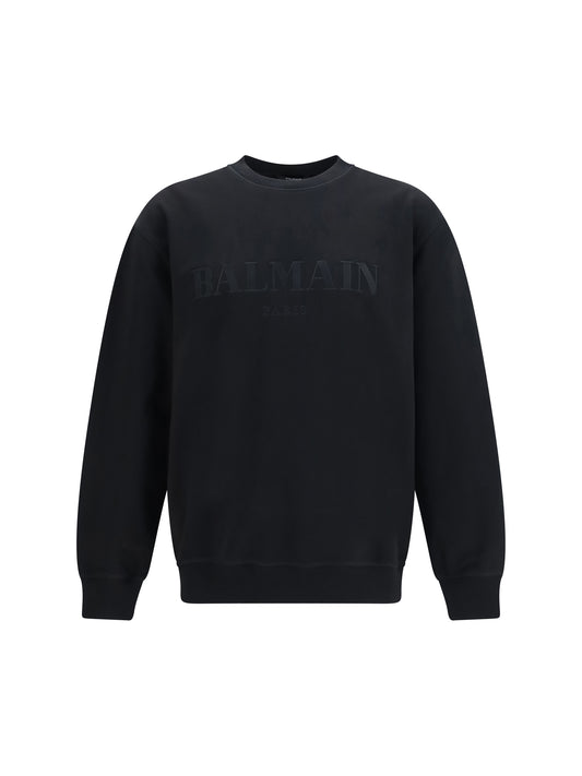 BALMAIN Vintage embroidered logo Sweatshirt