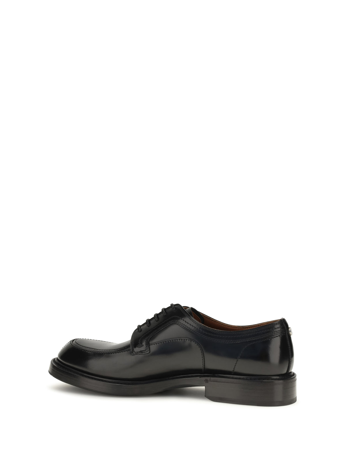Dolce & Gabbana Calfskin Derby Loafers - Black
