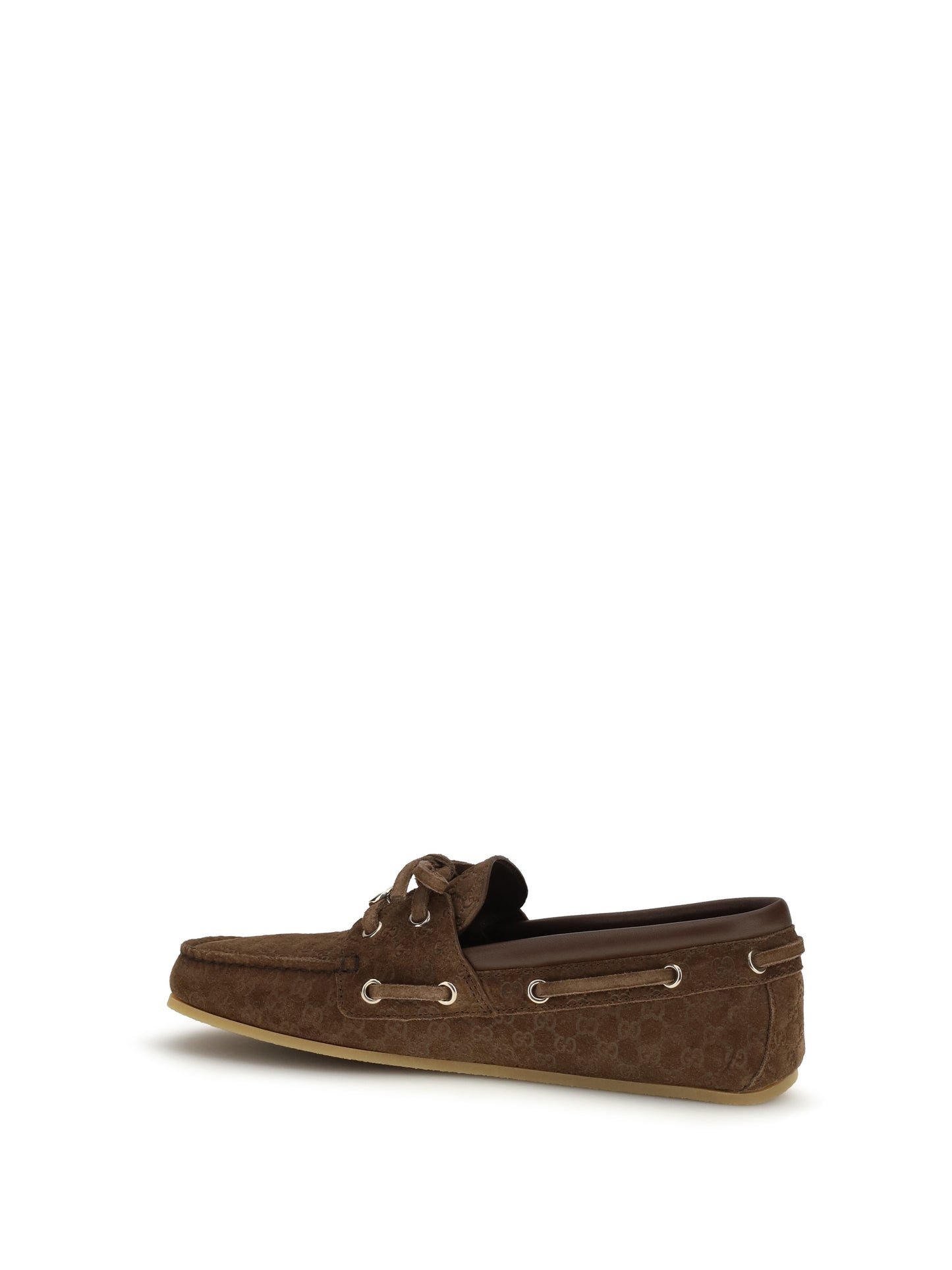 GUCCI Suede boat Loafers