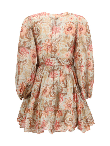 ZIMMERMANN Daylight wrap mini Dress
