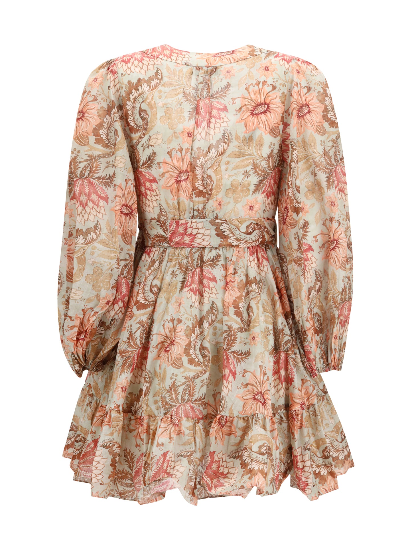 ZIMMERMANN Daylight wrap mini Dress