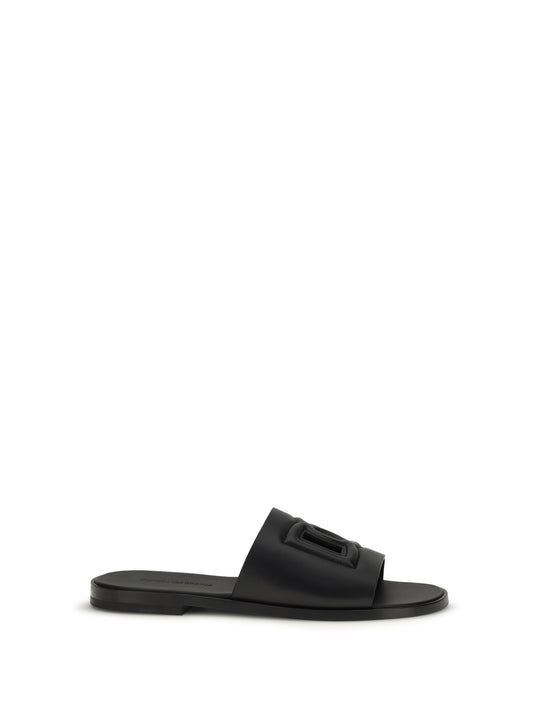 DOLCE & GABBANA Embossed logo Sandals
