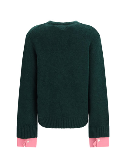 Prada Crewneck wool Sweater - Bottiglia