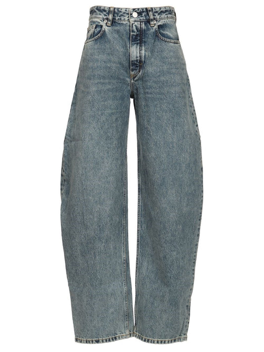 Alaïa Round Jeans - Blue