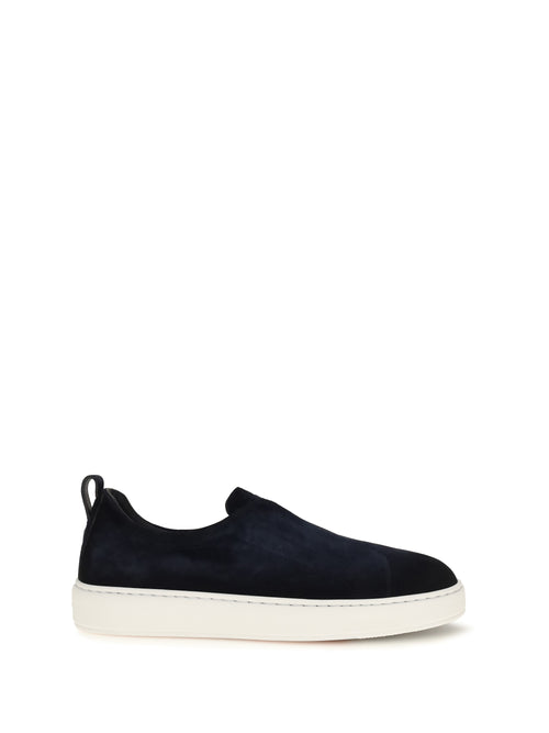 Santoni Slip-on Sneakers - Blue