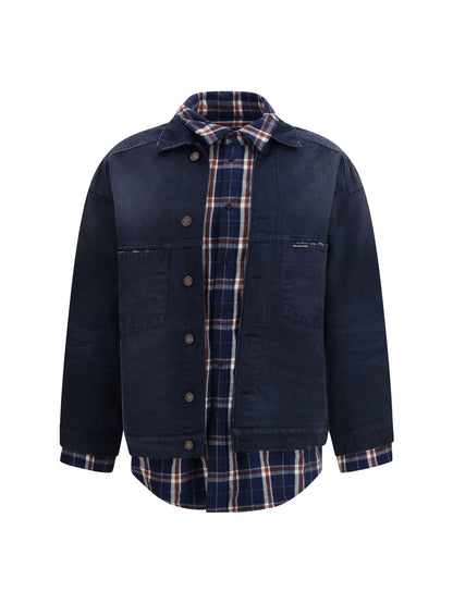BALENCIAGA Patched Shirt Jacket