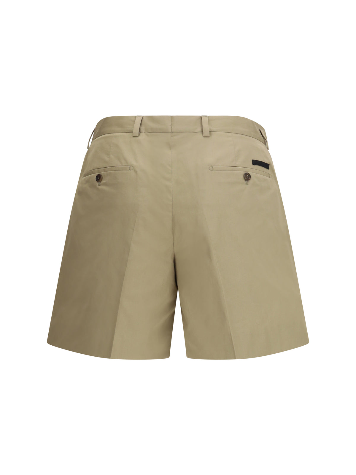 Prada Cotton Shorts - Mastice