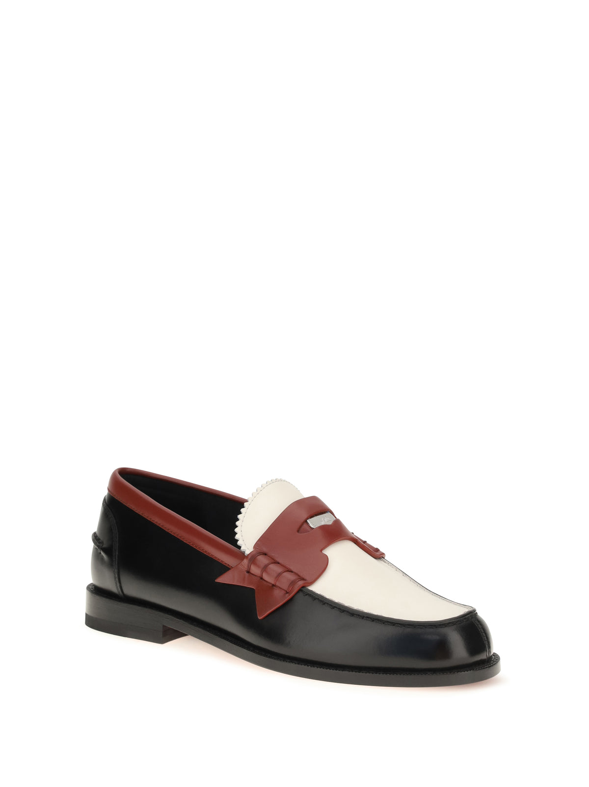 Christian Louboutin Plato leather Loafers - Version Black