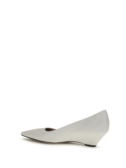 The Row Liisa wedge Pumps - Optic White
