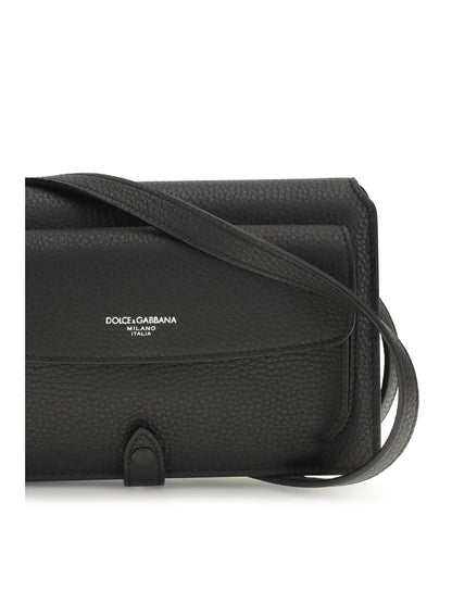 Dolce & Gabbana Calfskin Crossbody Minibag - Black