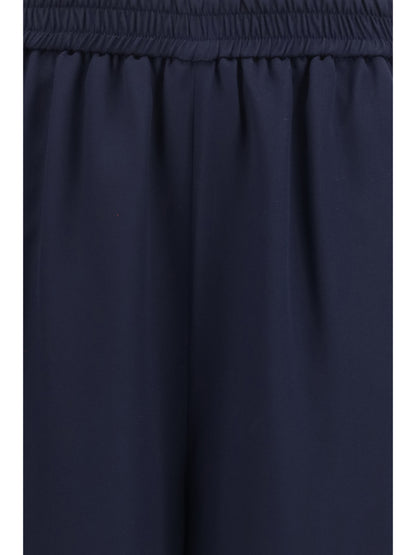 Max Mara Volonta silk Pants - Blue Marino