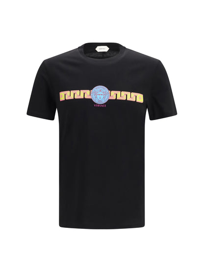 Versace Slim cotton jersey T-Shirt - Black