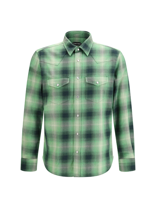 TOM FORD Check Shirt