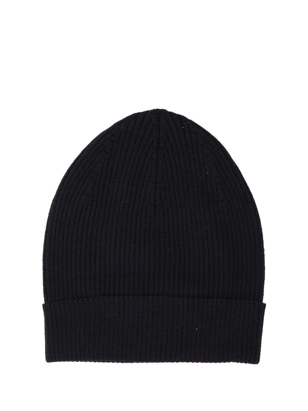 Rick Owens Ribbed Hat - Black