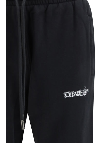 OFF-WHITE Heraldic Treshold Arrows cuffed Sweatpants