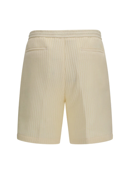 Germano Textured Shorts - 092