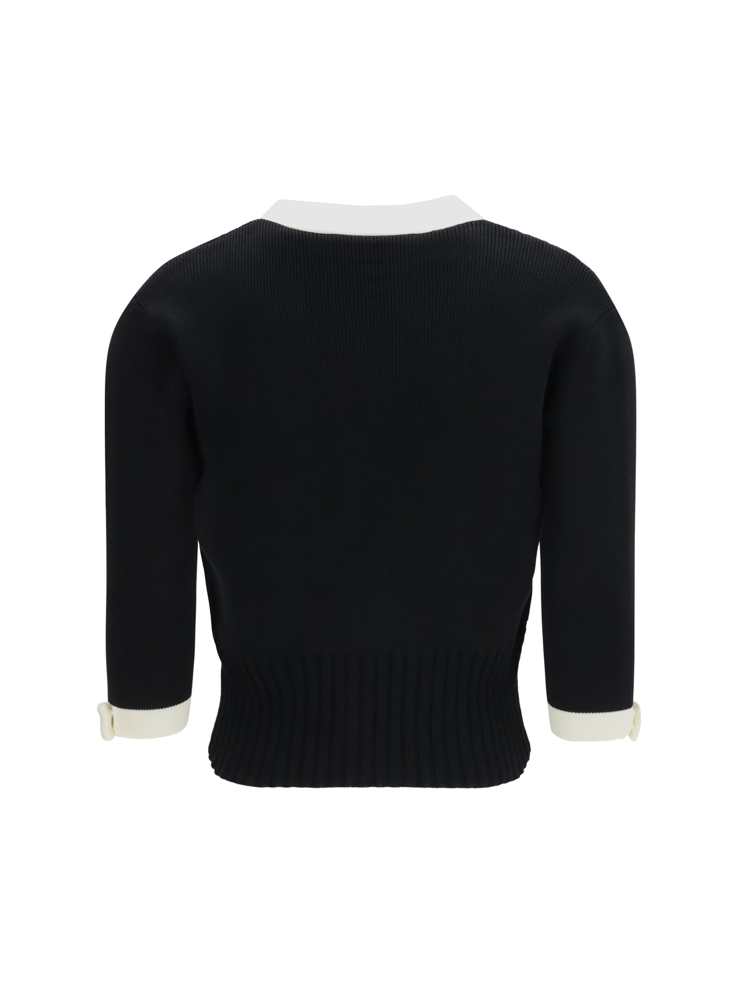 VALENTINO Bicolor v-neck Cardigan