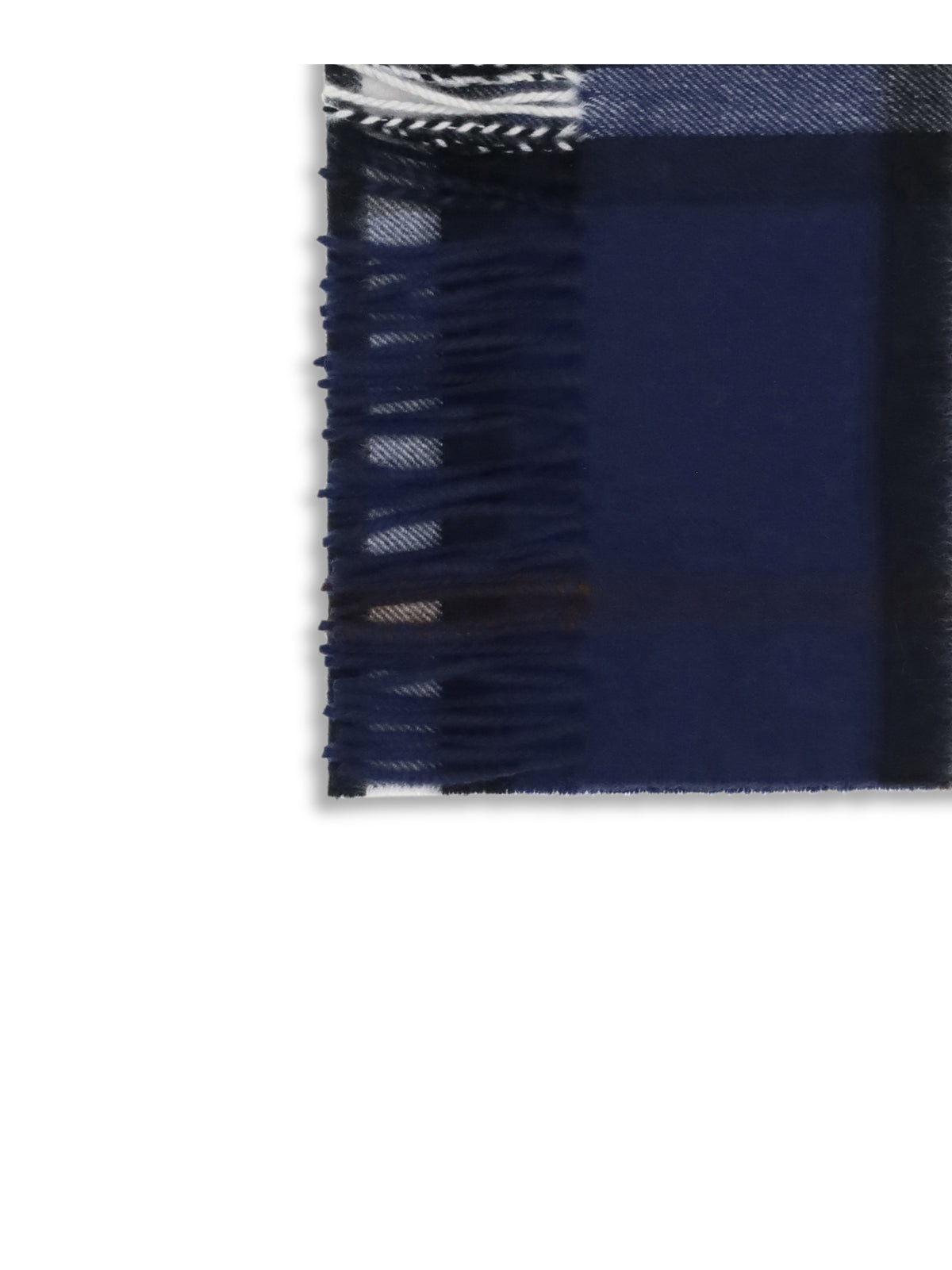 Burberry Cashmere Check pattern Scarf - Mast Blue