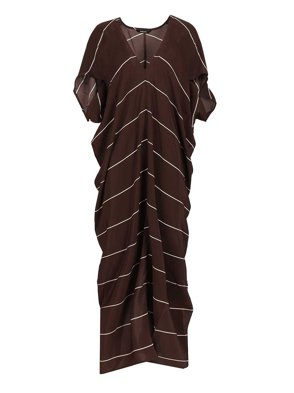 Bondi Born Silk Orta Caftan - Brown