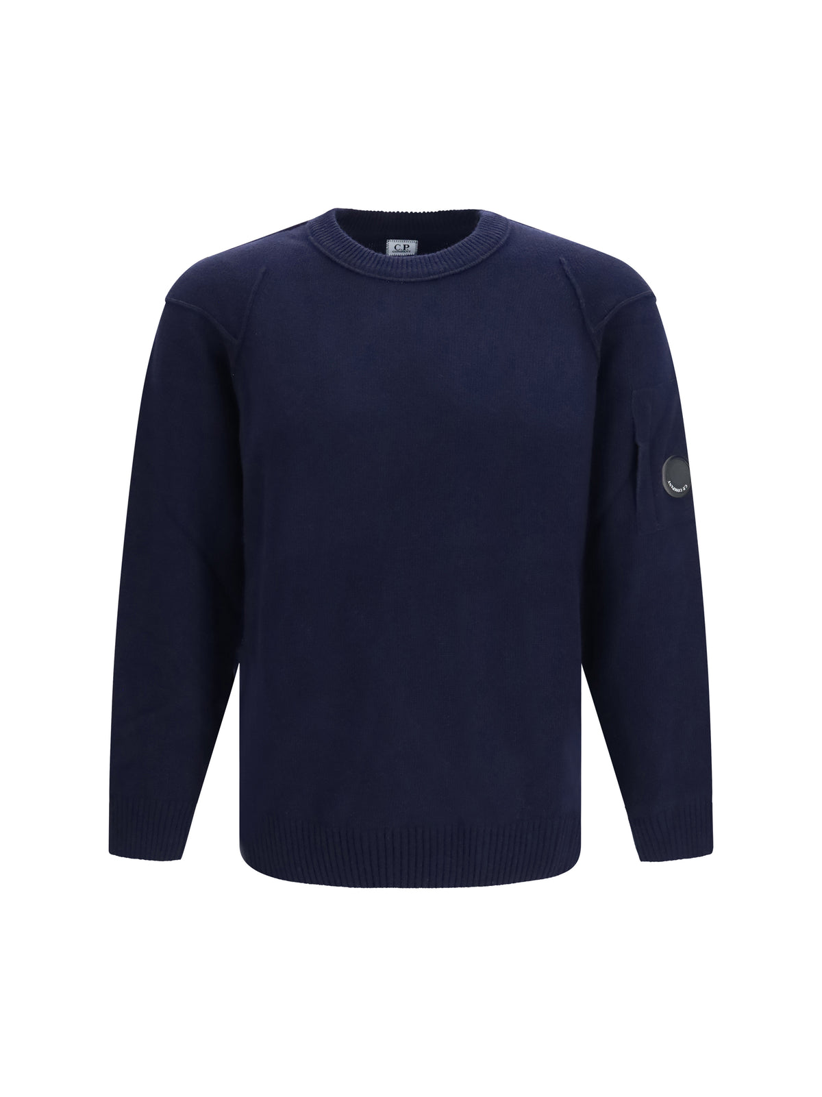 C.P. Company GRS lambswool crewneck Sweater - Total Eclipse