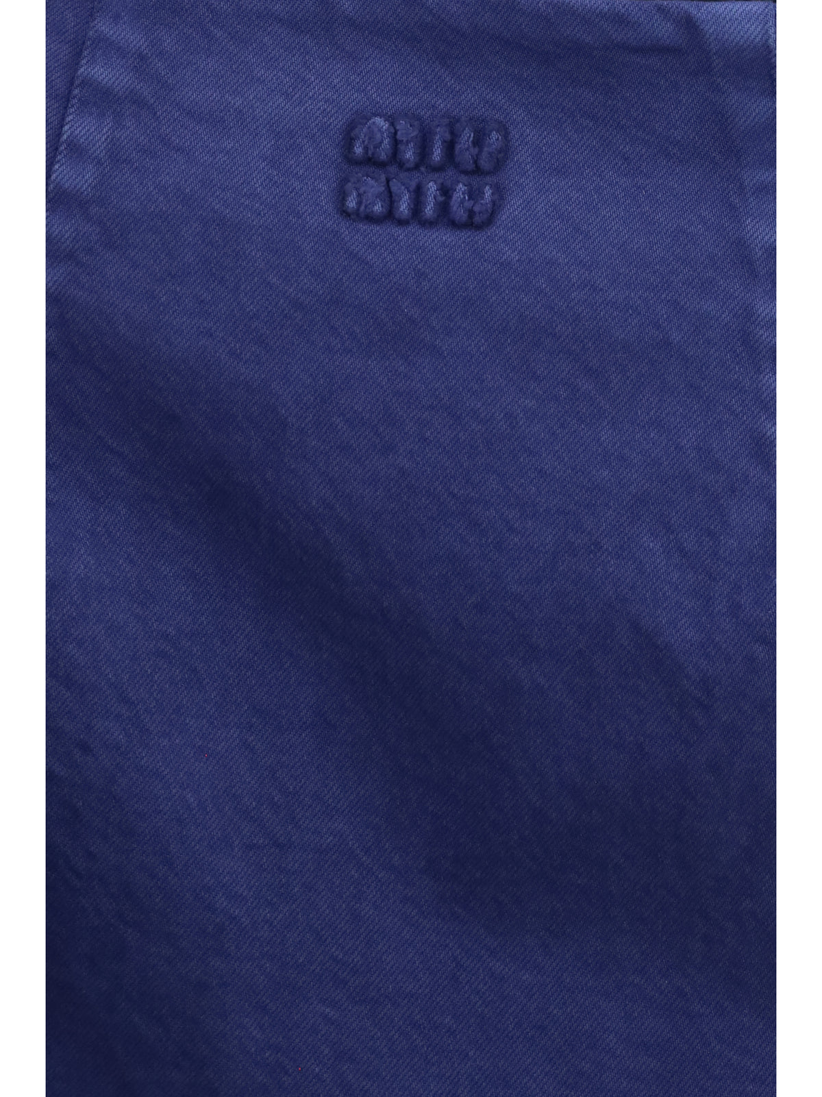 Miu Miu Short cotton Dress - Inchiostro