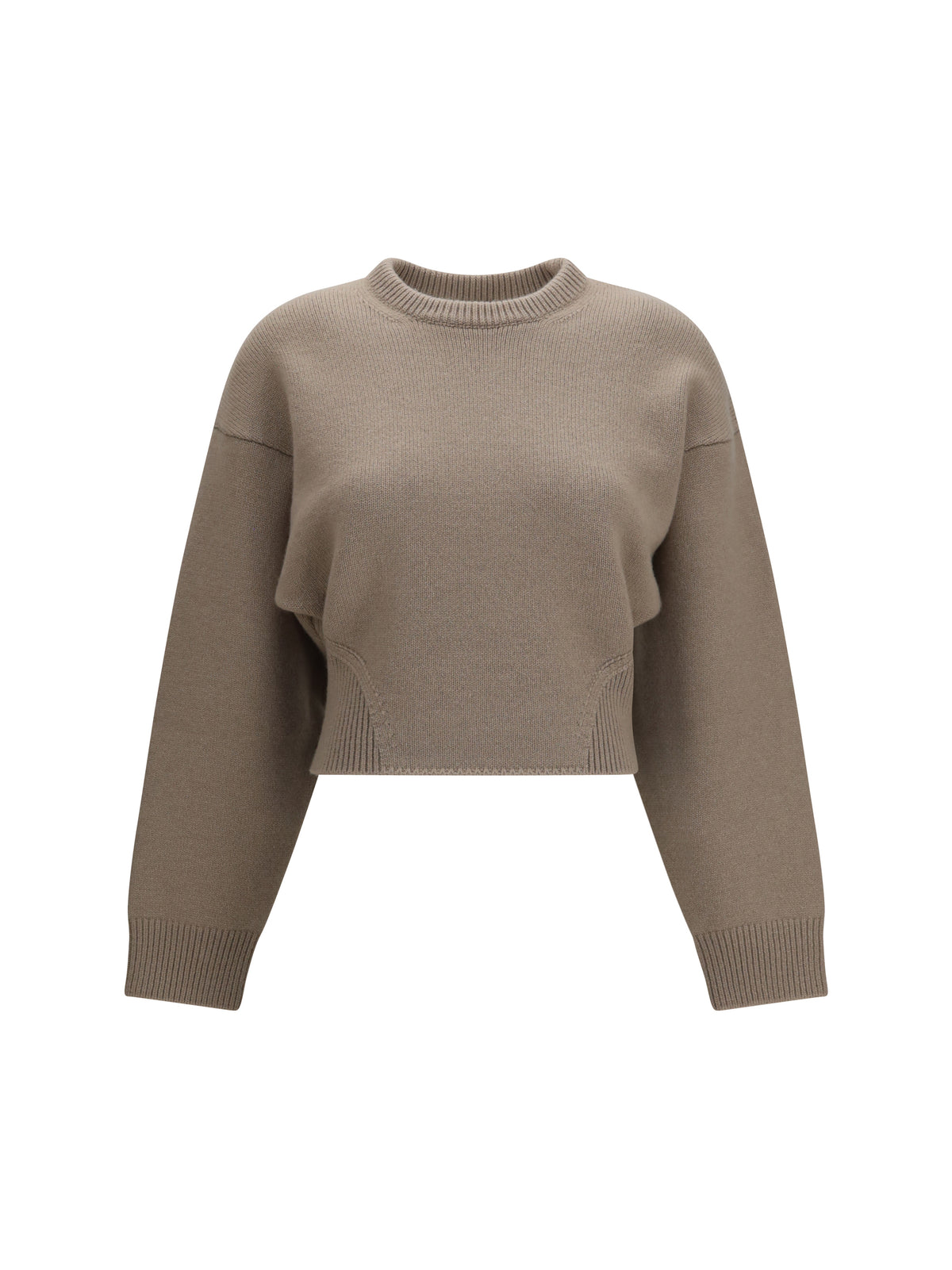 AlaïA Cashmere crewneck Sweater - Sable