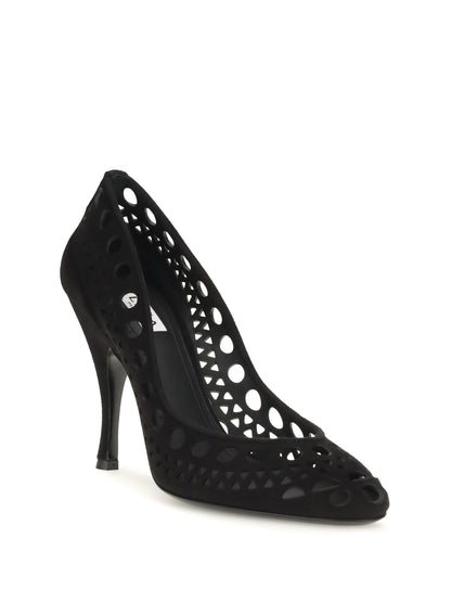 Alaïa Vienne suede Pumps - Noir