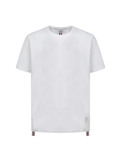 THOM BROWNE Short sleeve cotton T-shirt