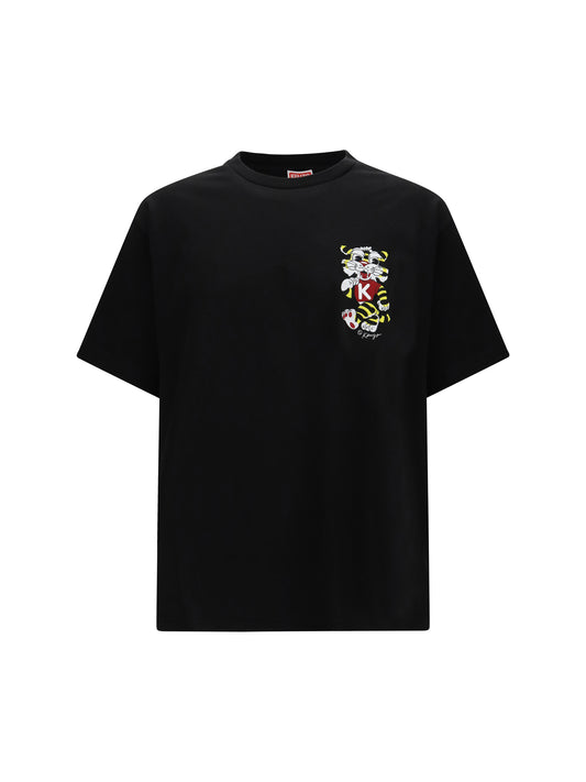 KENZO Wild Tiger motif embroidered on the chest oversized T-shirt