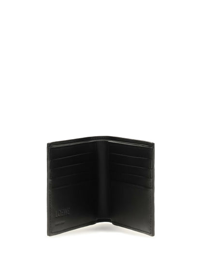 Loewe Crown bifold Wallet - Black