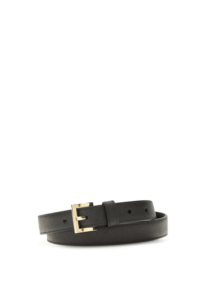Prada Saffiano leather Belt - Black