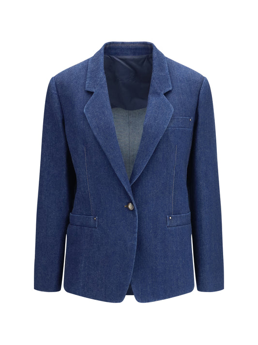 GIORGIO ARMANI Single-breasted denim Jacket
