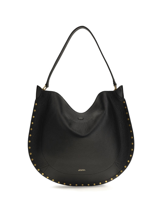 Isabel Marant Oskan Hobo Shoulder Bag - Black