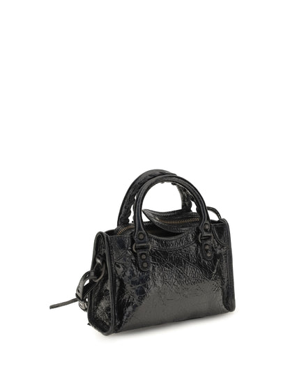 Balenciaga Le City Nano Handbag - Black