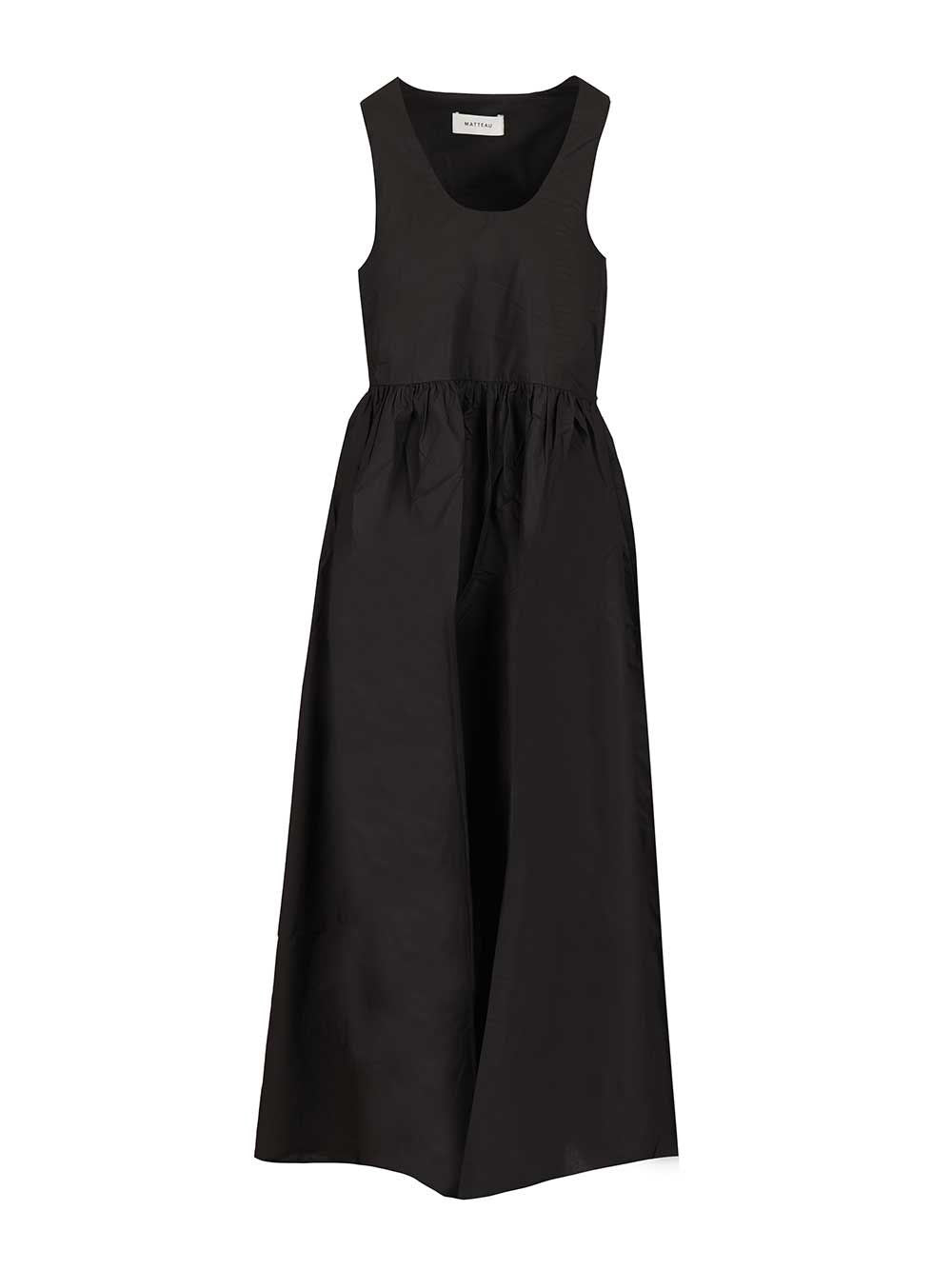 Matteau Sundress "Deep U" - Black