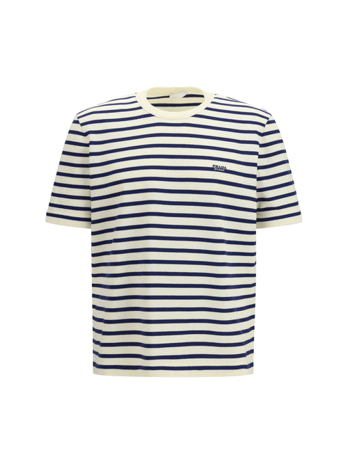 Prada Short-sleeve cotton Sweater - Natural