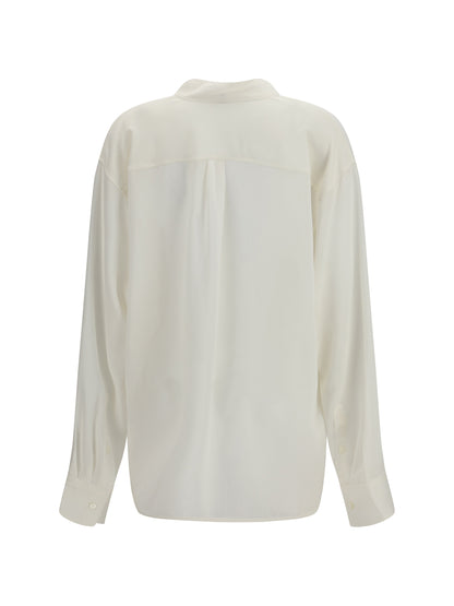 Toteme Layered-collar Shirt - Milk