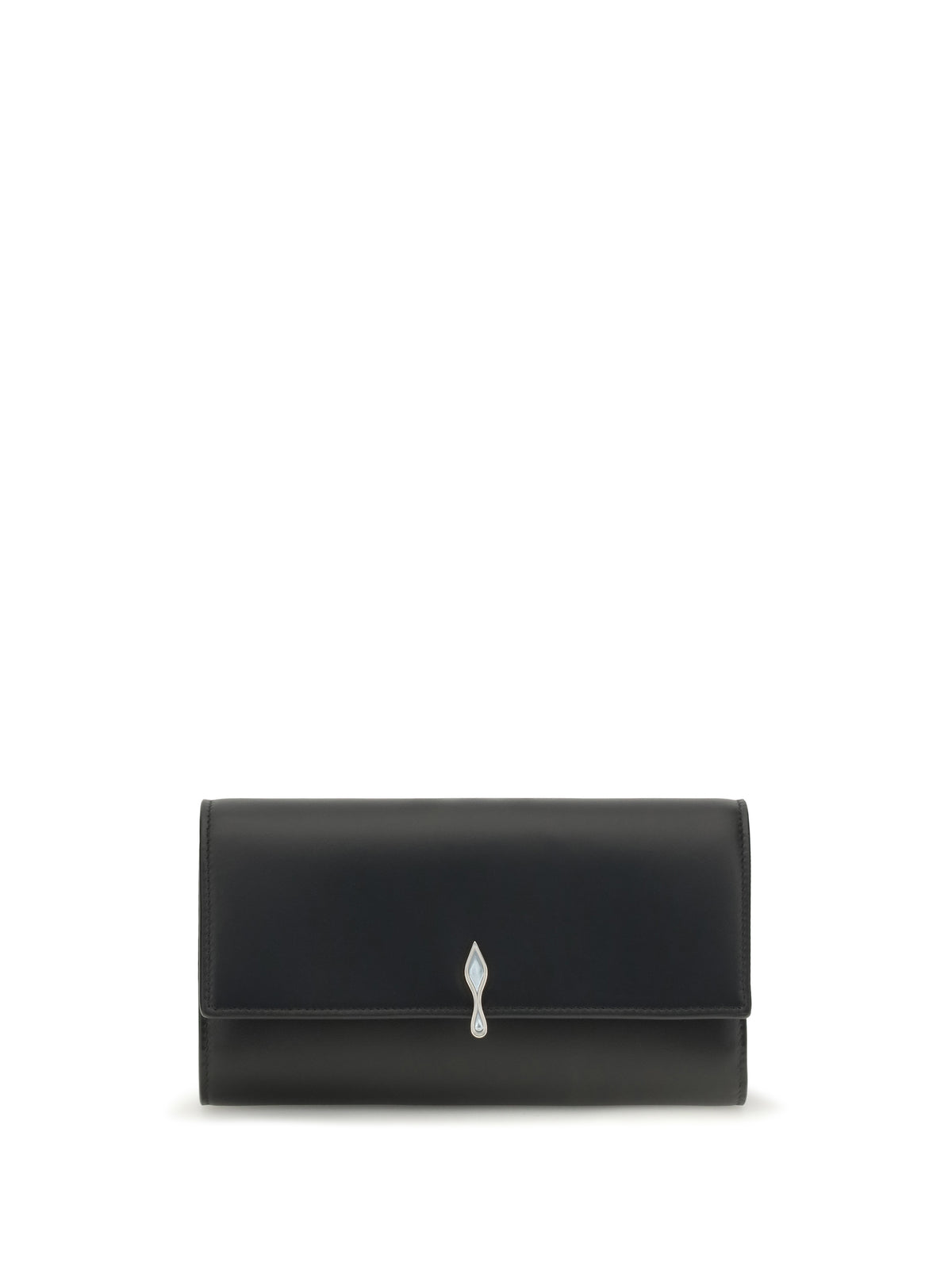 Christian Louboutin Bettina Chain Wallet - Black/Gold
