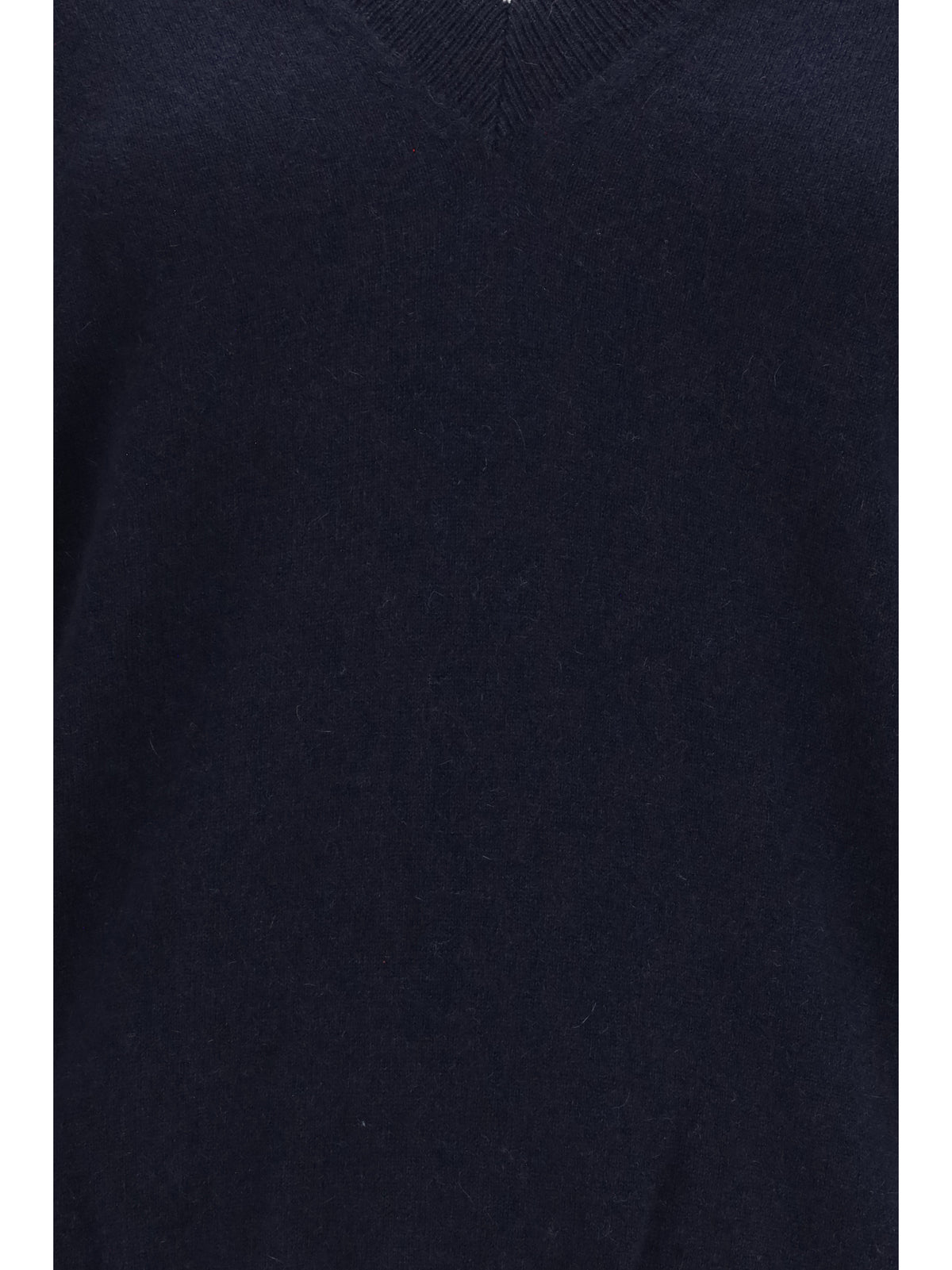 Malo Cashmere V-neck Sweater - Blu.