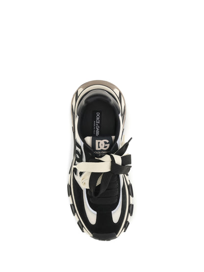 DOLCE & GABBANA Leather and mesh Sneakers